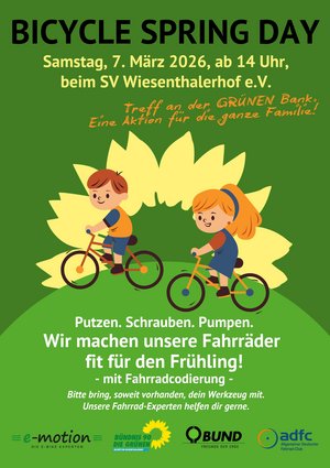 „Bicycle Spring Day“ am Samstag, 07. März 2026