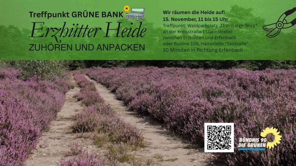 Zuhören und Anpacken auf der Erzhütter Heide 