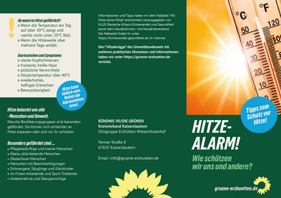 Hitzeflyer, Seite 1
